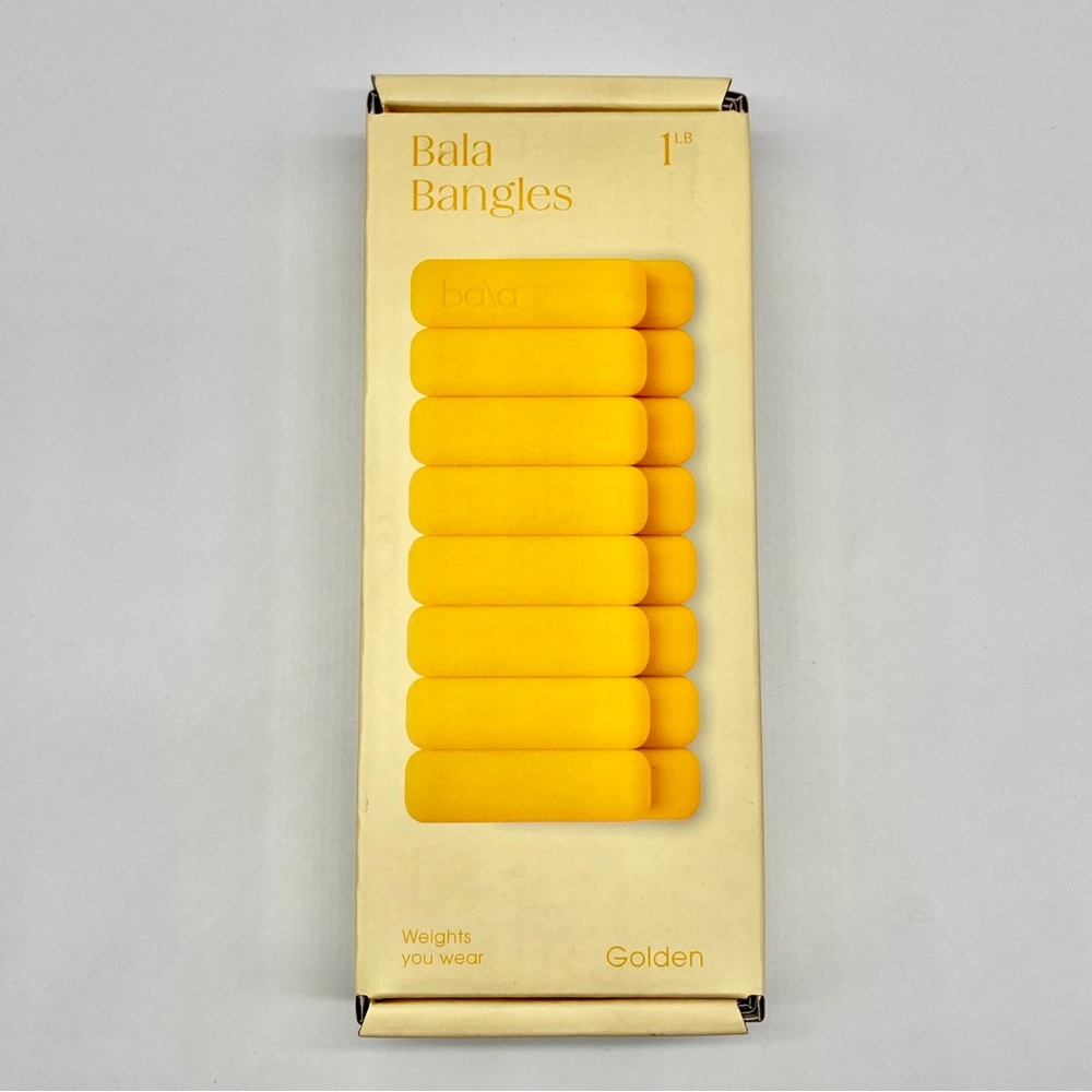 Bala Golden Bangles Wrist Weights - Yellow/Gold